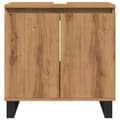 Miniatyrbilde 5 av 11: vidaXL Baderomsskap artisan eik 58x33x60 cm konstruert tre