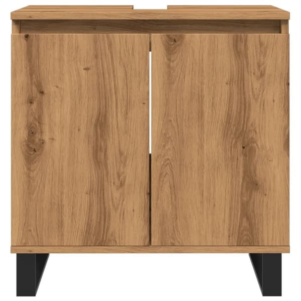 vidaXL Baderomsskap artisan eik 58x33x60 cm konstruert tre