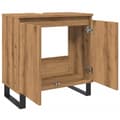 Miniatyrbilde 8 av 11: vidaXL Baderomsskap artisan eik 58x33x60 cm konstruert tre