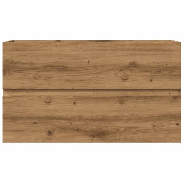 vidaXL Servantskap artisan eik 90x38,5x45 cm konstruert tre