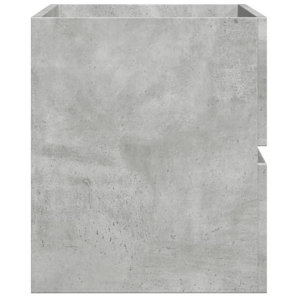 vidaXL Kylpyhuoneen seinäkaappi betoninharm 80x38,5x45 cm tekninen puu