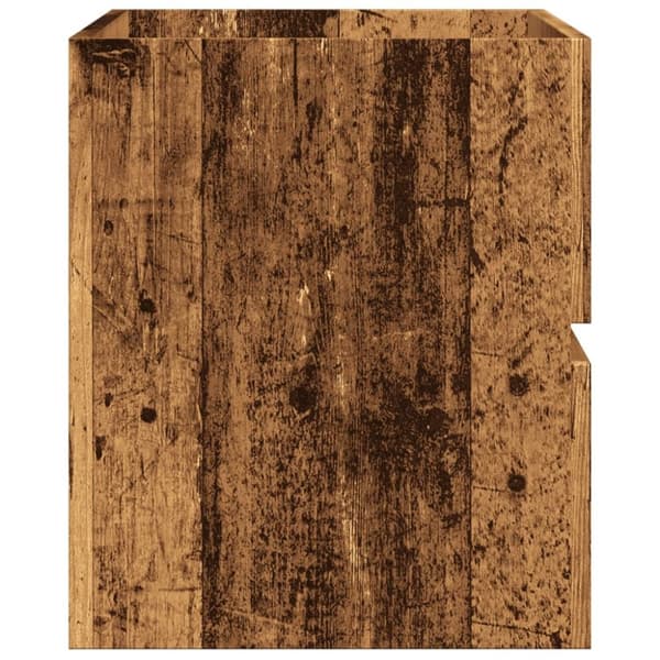 vidaXL Kylpyhuoneen seinäkaappi vanha puu 80x38,5x45 cm tekninen puu