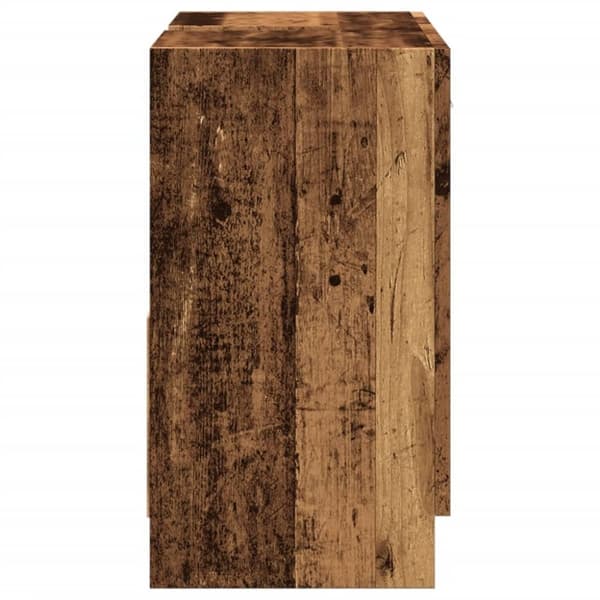 vidaXL underskab til håndvask 63x30x54 cm konstrueret træ gammelt træ
