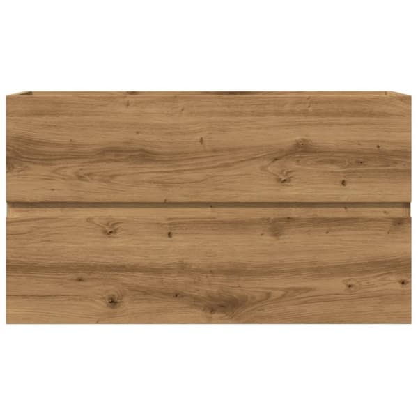 vidaXL Hengende baderomsskap artisan eik 80x38,5x45 cm konstruert tre