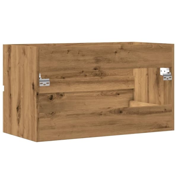 vidaXL Hengende baderomsskap artisan eik 80x38,5x45 cm konstruert tre