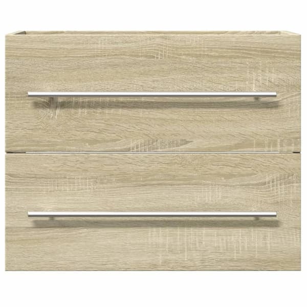 vidaXL Servantskap sonoma eik 60x38,5x48 cm sponplate