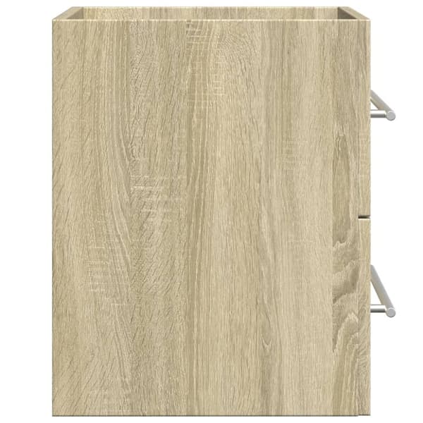 vidaXL Servantskap sonoma eik 60x38,5x48 cm sponplate