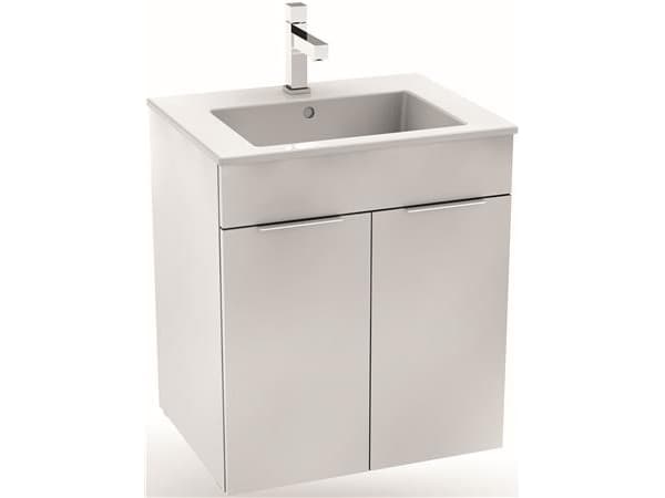 Møbelpakke Cube 550x430mm 2låger mathvid