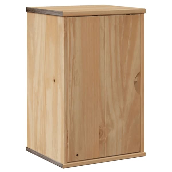 vægskab til badeværelse OTTA 35x30x55 cm massivt fyrretræ