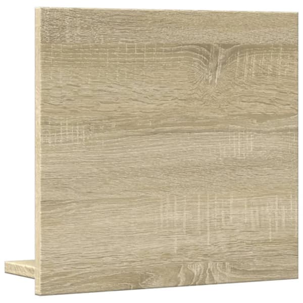 Spegelskåp för badrum sonoma-ek 40x11x37 cm konstruerat trä