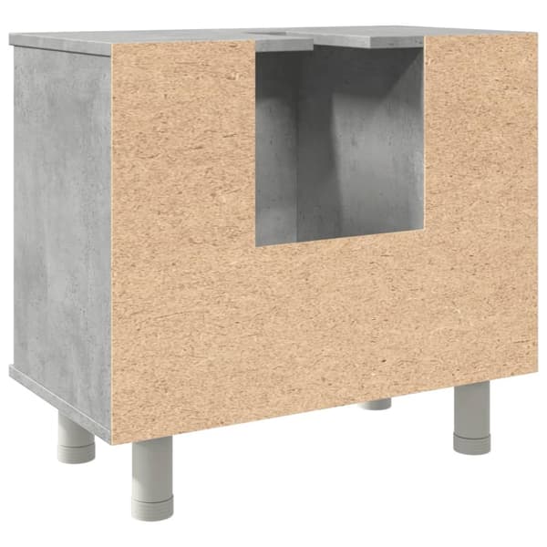 Badrumsskåp betonggrå 60x32x53,5 cm spånskiva