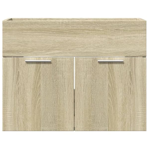 Tvättställsskåp sonoma-ek 60x38,5x46 cm konstruerat trä