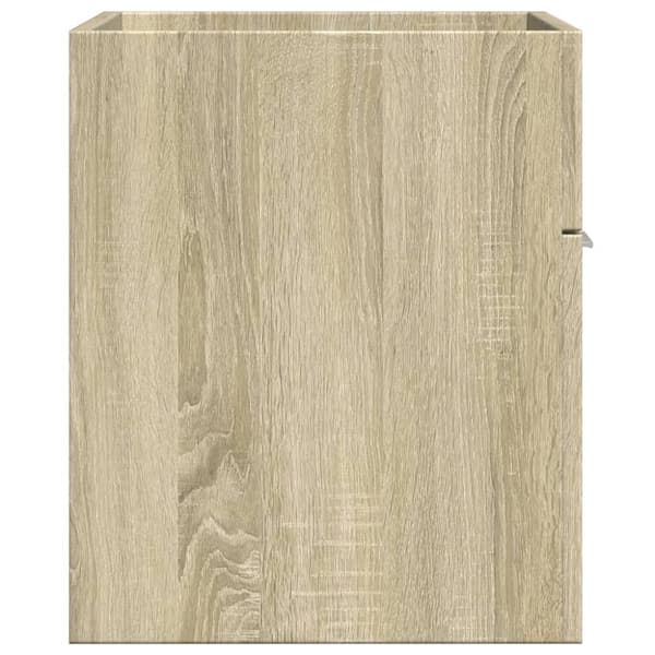 Tvättställsskåp sonoma-ek 60x38,5x46 cm konstruerat trä