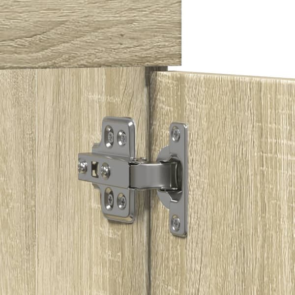 Tvättställsskåp sonoma-ek 60x38,5x46 cm konstruerat trä