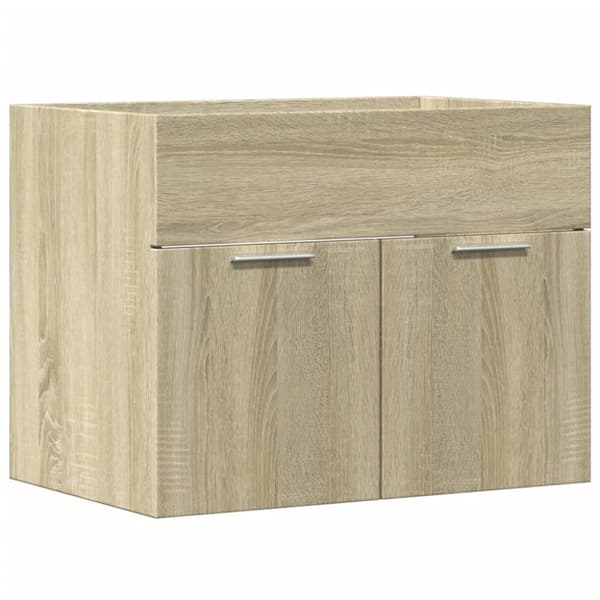 Tvättställsskåp sonoma-ek 60x38,5x46 cm konstruerat trä