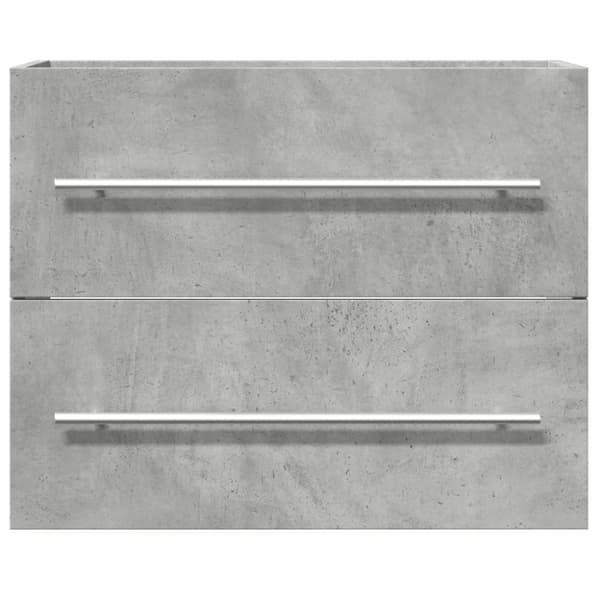Tvättställsskåp betonggrå 60x38,5x48 cm spånskiva