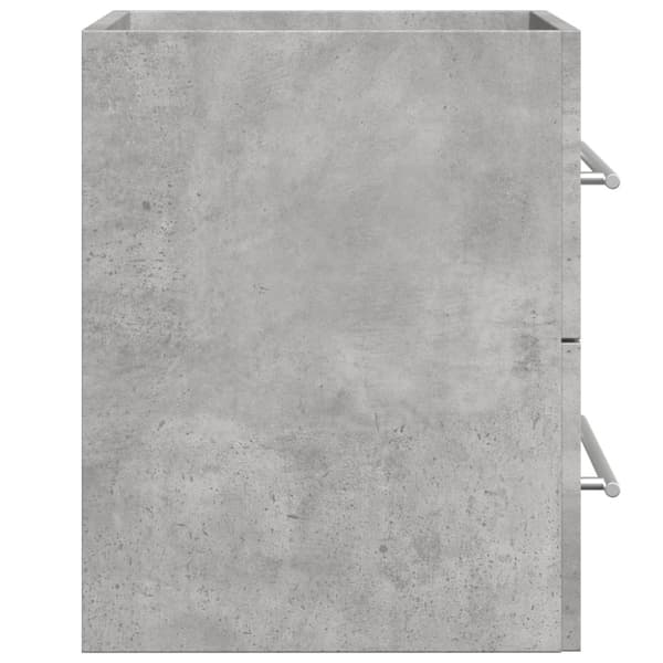 Tvättställsskåp betonggrå 60x38,5x48 cm spånskiva
