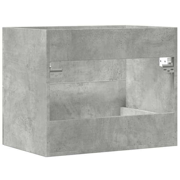Tvättställsskåp betonggrå 60x38,5x48 cm spånskiva