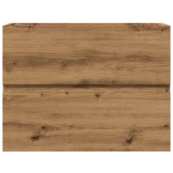 badeværelsesskab 60x38,5x45 cm konstrueret træ kunsteg