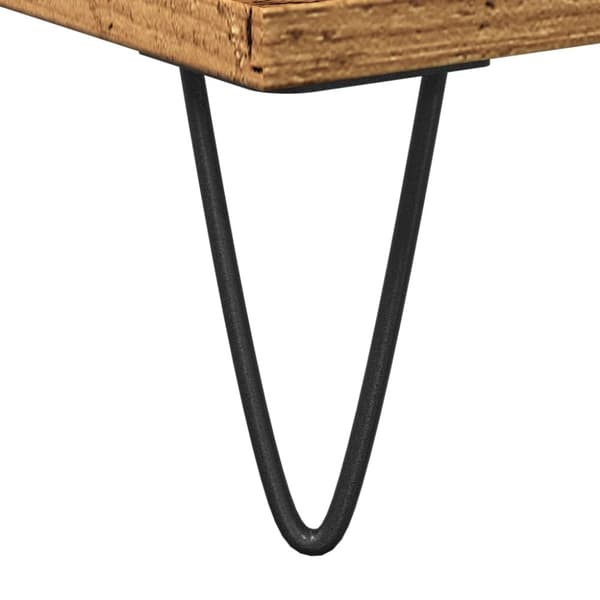 Badrumsskåp gammalt trä 80x33x60 cm konstruerat trä