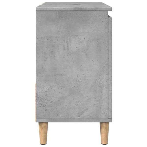 underskab til vask 65x33x60 cm konstrueret træ betongrå