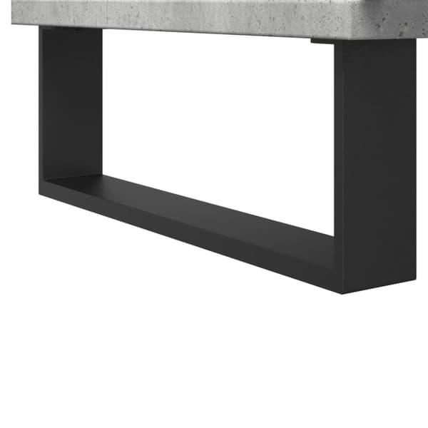 Tvättställsskåp betonggrå 65x33x60 cm konstruerat trä