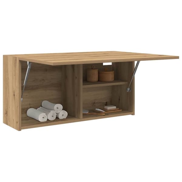 Riippuva kylpyhuonekaappi Artisan Oak 80x25x40 cm