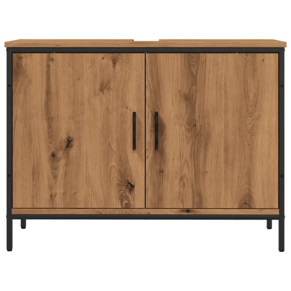 vaskeskab 80x30x60 cm konstrueret træ kunsteg