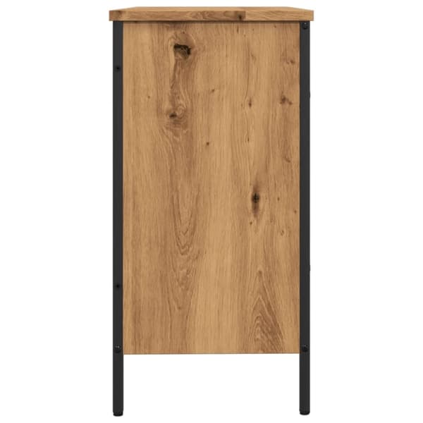 vaskeskab 80x30x60 cm konstrueret træ kunsteg