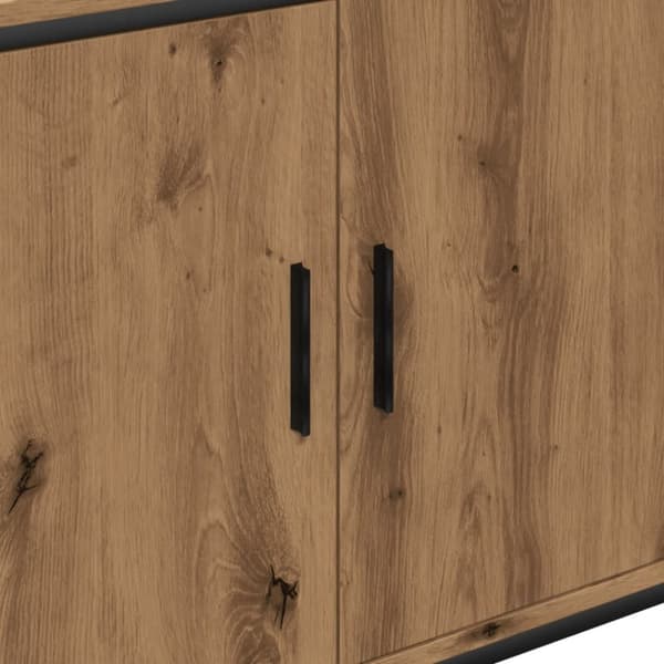 vaskeskab 80x30x60 cm konstrueret træ kunsteg