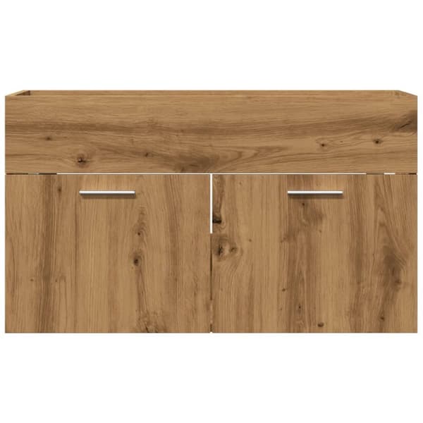 underskab til håndvask 90x38,5x46 cm konstrueret træ kunsteg