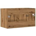 Miniatyrbillede 6 af 10: underskab til håndvask 90x38,5x46 cm konstrueret træ kunsteg