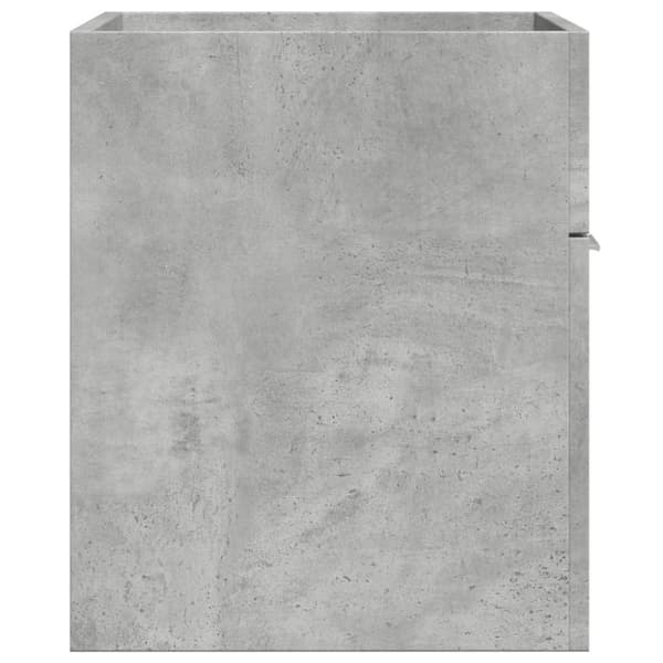 Tvättställsskåp betonggrå 60x38,5x46 cm konstruerat trä