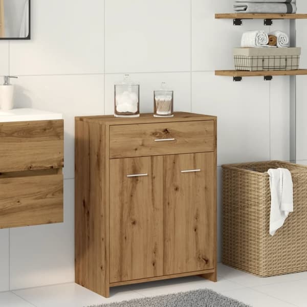 Kylpyhuonekaappi Artisan Oak 60x33x80 cm