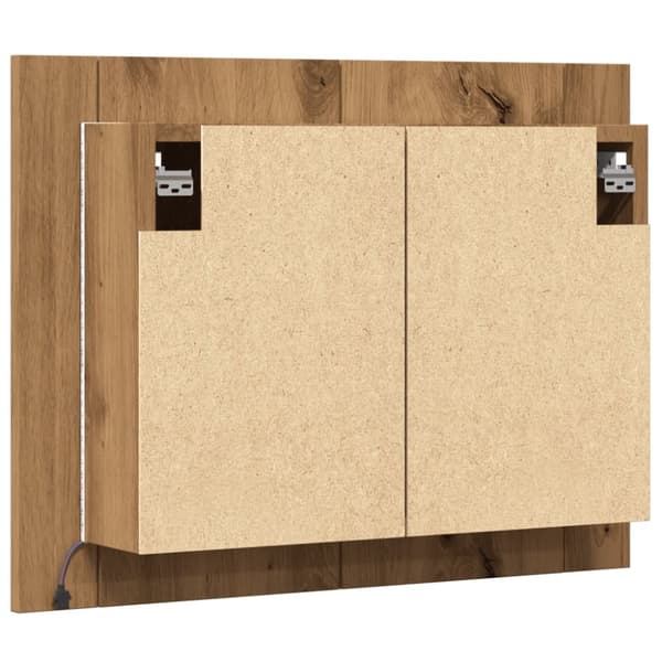 kylpyhuonekaappi peilillä Artisan Oak 60x12x45 cm