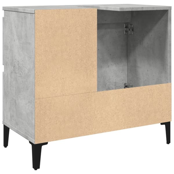 underskab til vask 65x33x60 cm konstrueret træ betongrå