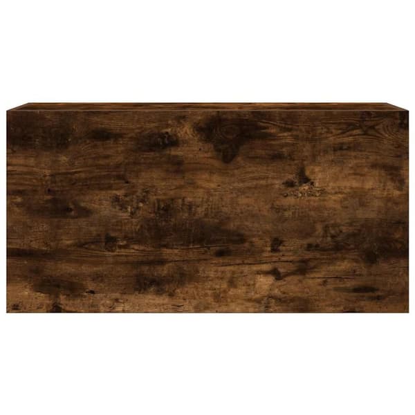 seinään kiinnitettävä kylpyhuonekaappi savustettu tammi 80x25x40 cm