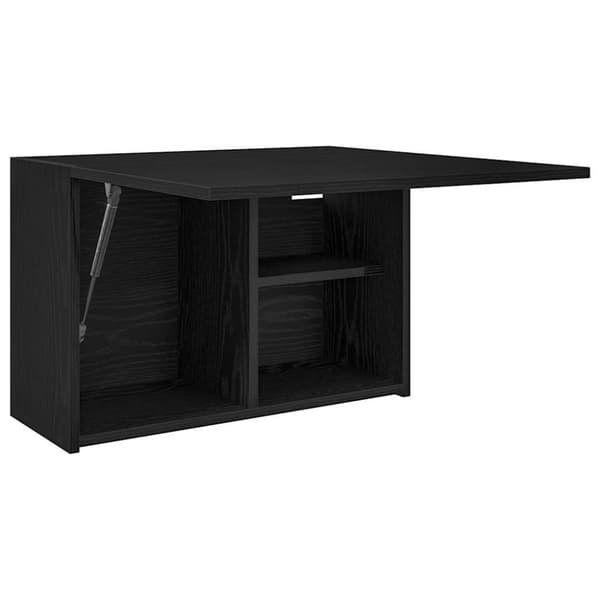 Riippuva kylpyhuonekaappi Musta 60x25x40 cm