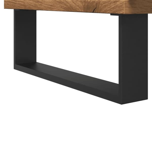 Tvättställsskåp artisan ek 80x33x60 cm konstruerat trä
