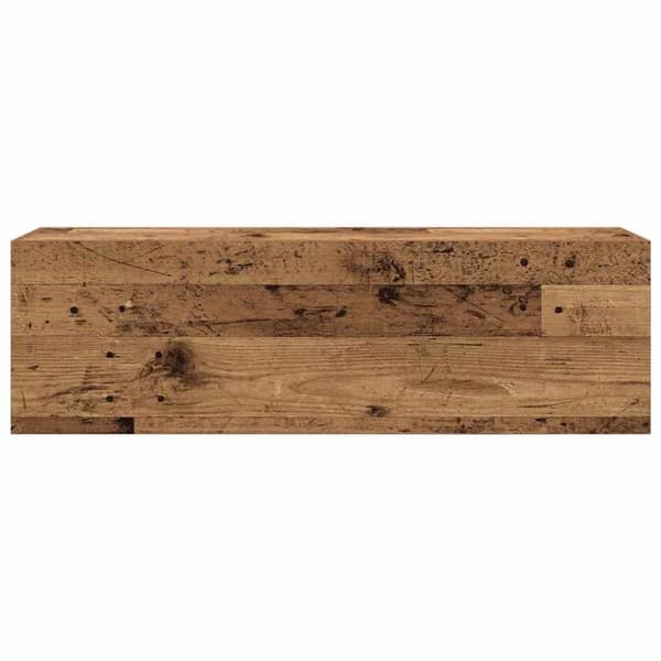 Riippuva kylpyhuonekaappi Old Wood 100x25x30 cm