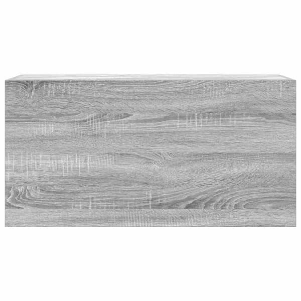 Kylpyhuoneen seinäkaappi Sonoma Grey Oak 80x25x40 cm