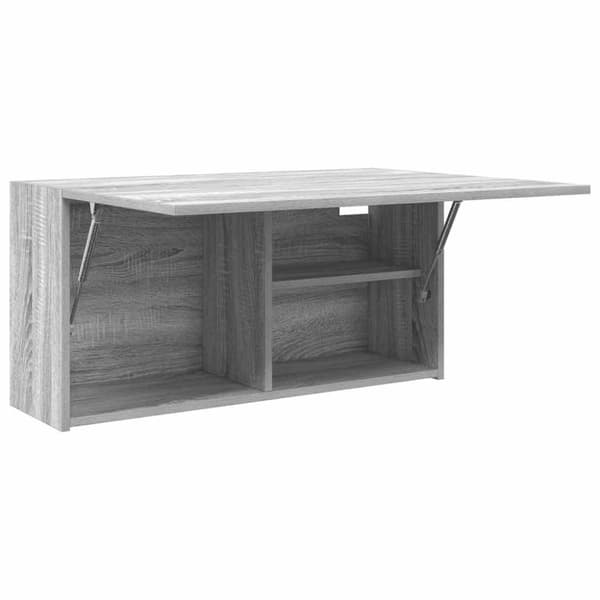 Kylpyhuoneen seinäkaappi Sonoma Grey Oak 80x25x40 cm