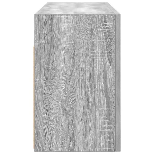 Kylpyhuoneen seinäkaappi Sonoma Grey Oak 80x25x40 cm