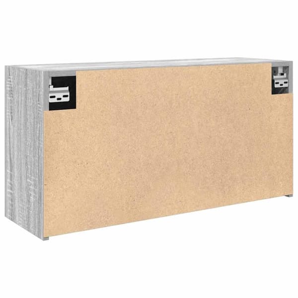Kylpyhuoneen seinäkaappi Sonoma Grey Oak 80x25x40 cm