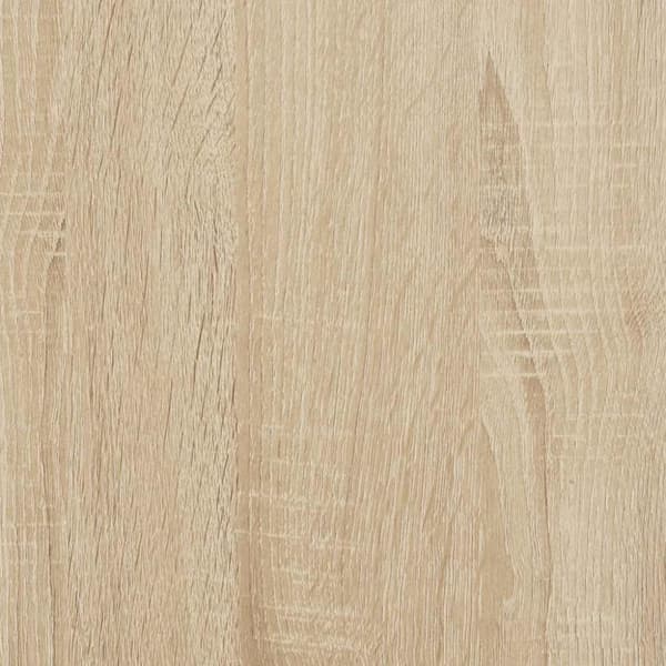 væghængt badeværelsesskab 80x25x30 cm konstrueret træ sonoma-eg
