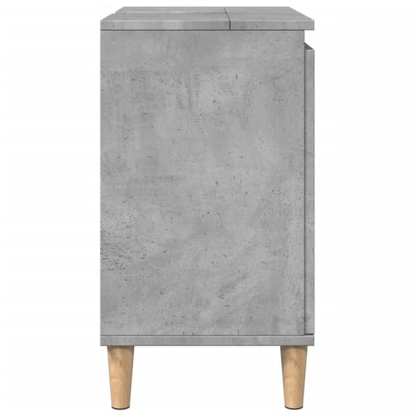 underskab til håndvask 58x33x60 cm konstrueret træ betongrå