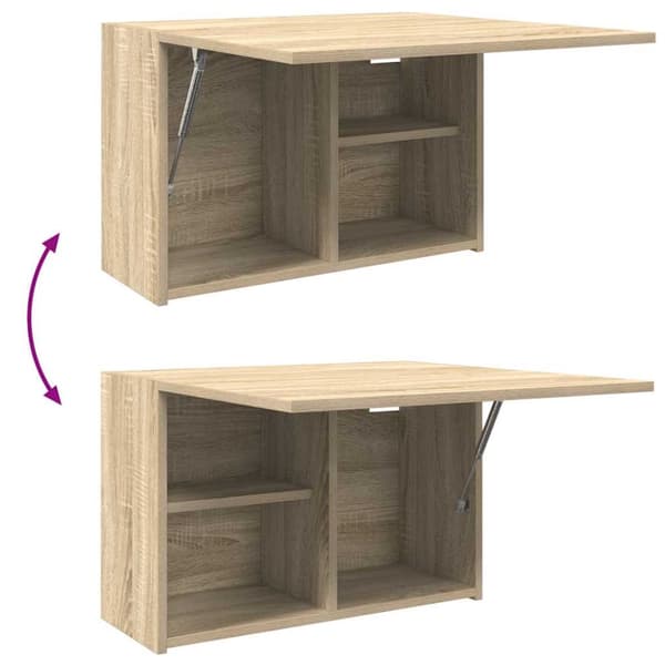 Kylpyhuoneen seinäkaappi Sonoma Oak 60x25x40 cm