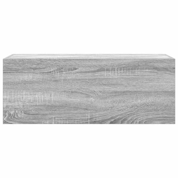 Kylpyhuoneen seinäkaappi Sonoma Grey Oak 80x25x30 cm