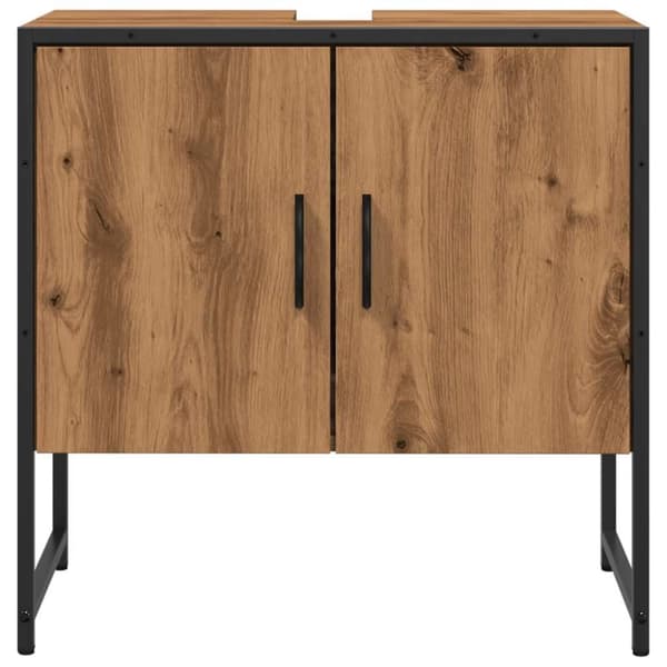 Tvättställsskåp artisan ek 60x33x60 cm konstruerat trä