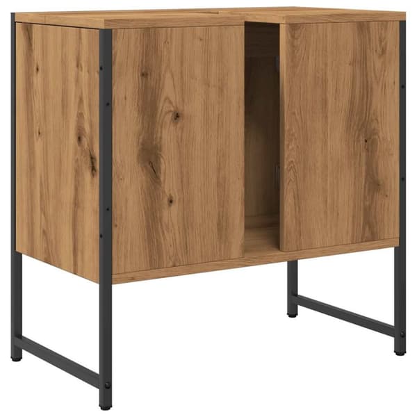 Tvättställsskåp artisan ek 60x33x60 cm konstruerat trä